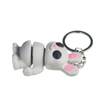 Zając szary - brelok do kluczy